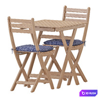 IKEA ASKHOLMEN Table And Chairs Set 2