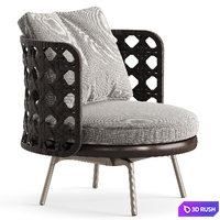Minotti Torii Nest Armchair