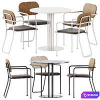 Table Ringer by Kettal and Chair Miss Ahus By Bla Station / Outdoor Furniture