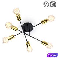 Designer ceiling lamp Cross