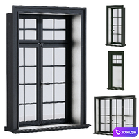 Set of scandinavian windows