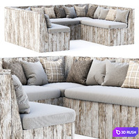 Eric Wooden Restaurant Sofa SD17 by Bpoint Design