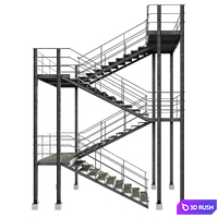 Metal escape ladder