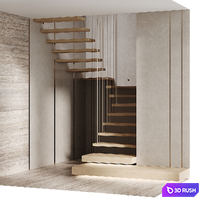 U-shaped staircase