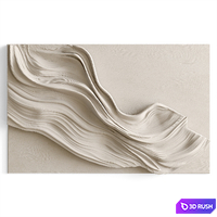 Panel with waves