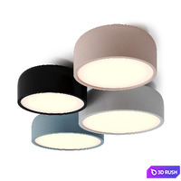 Pastel round ceiling light by tudo Co