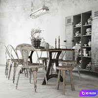 TABLE&CHAIRS SET