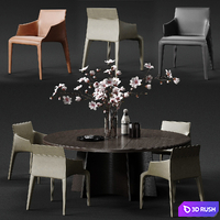 POLIFORM SEATTLE Armchair & KENSINGTON Table