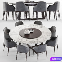 Poliform Grace chair & Concorde Round table