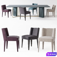 Meridiani Plinto table Y2W Kita chair