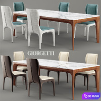 Chair and table giorgetti TICHE