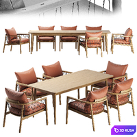 Kerry Lounge Chair Tate Walnut Extendable Midcentury Dining Table