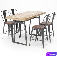 Bar Table and Stool Sets 05