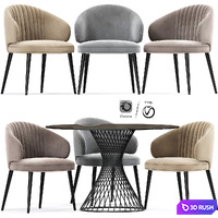 Strip Modrest Carlton Dining Chair Table