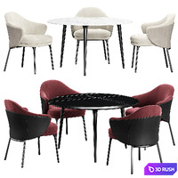 BELSIZE SMALL Table Minotti angie dining Chair