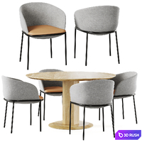 Dining table Pisa and Chair Embrace by Cosmorelax
