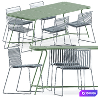 Alo Outdoor chair by ondarreta and Totem Dining table by Garda Furniture
