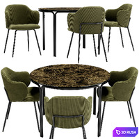 Suanna Dining Chair and Chici Table