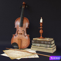 Decorative set of "Violin"