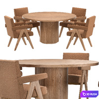 BYRON TABLE JAKOB ARMCHAIR