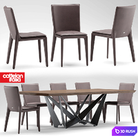Table and chairs Cattelan Italia VITTORIA