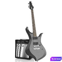 Guitar Ibanez XH300 + amp Ibanez ibz10g
