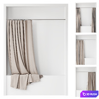 Double bath curtain on Sunerzha cornice