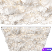 Decorative fabric ceiling