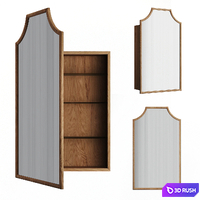 Simone Mirrored Metal Bathroom Wall Cabinet | Simone bathroom mirror cabinet
