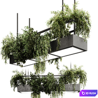 Pendant light with plants01