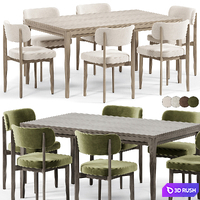 Seam Chair, Unit Dining Table by Dantone Home