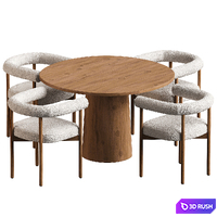 Mixon Chair and Round Dining Table