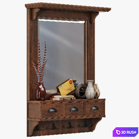 Pottery Barn Classic Entryway Mirror Organizer