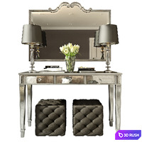 Decorative set with mirror