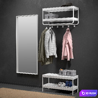 Clothing in the hallway and set Ikea Makkaper