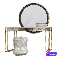 Metal vanity table
