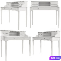 Dantone Home Oxford Desk with Shelves