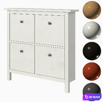 IKEA HEMNES Shoe cabinet with 4 compartments