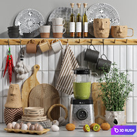 Decorative kitchen set 04