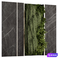 Vertical Garden Stone Wall and Metal Frame - Wall Decor 29