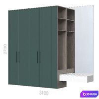 Wardrobes in the hallway 064.