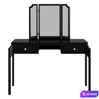 Dressing table-vanity Le Visage with drawers console trellis