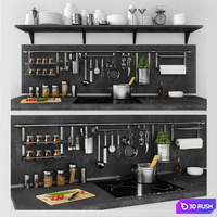 A set of kitchen