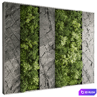 Vertical Wall Garden With Rock frame - 27