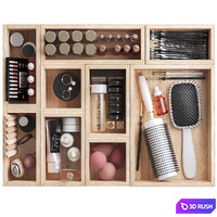 Cosmetics set for beauty salon or dressing table