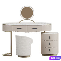 Vasto Slate Makeup Vanity