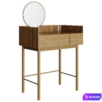 Dressing table with 2 drawers Lazar