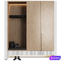Hallway in a modern minimalist style 13
