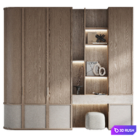Wardrobe with Kushi decor