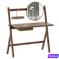 Ren dressing table by Poltrona Frau